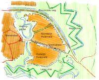 Molenvelden: schets hoofdstructuur.