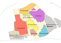 Beinum: de verschillende buurten van Beinum.