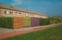 Niet passend door diversiteit aan materiaal- en kleurgebruik.