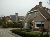 Strokenverkaveling met woningen op de kop van de kavel.