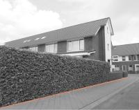 Erfafscheiding bestaat uit begroeit gaaswerk