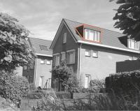 In onderste deel van het dakvlak