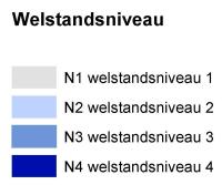 Legenda welstandsniveaukaarten