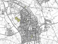 Kaart Ulft bebouwing in groene context