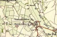 Historische kaart Varsselder