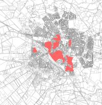 kaart Gemengde bebouwing