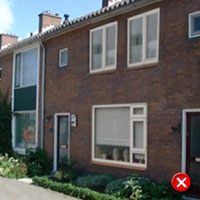 Niet passend door afwijkende indeling