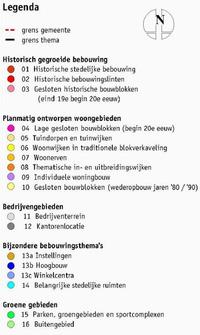 Legenda gebiedstypen gemeente Zutphen